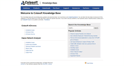 Desktop Screenshot of kb.colasoft.com